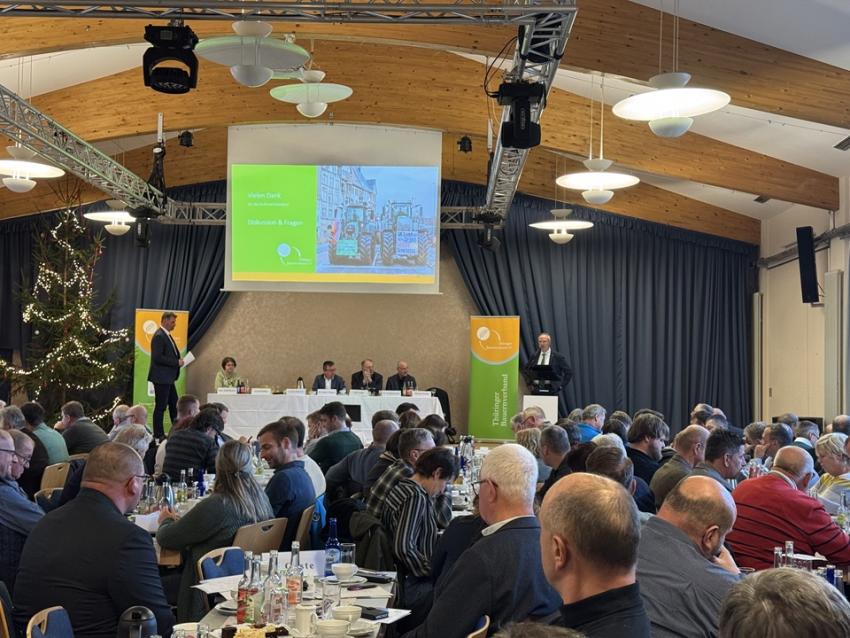 Medieneinladung: Jahresabschluss - Thüringer Bauernverband zieht agrarpolitische Bilanz