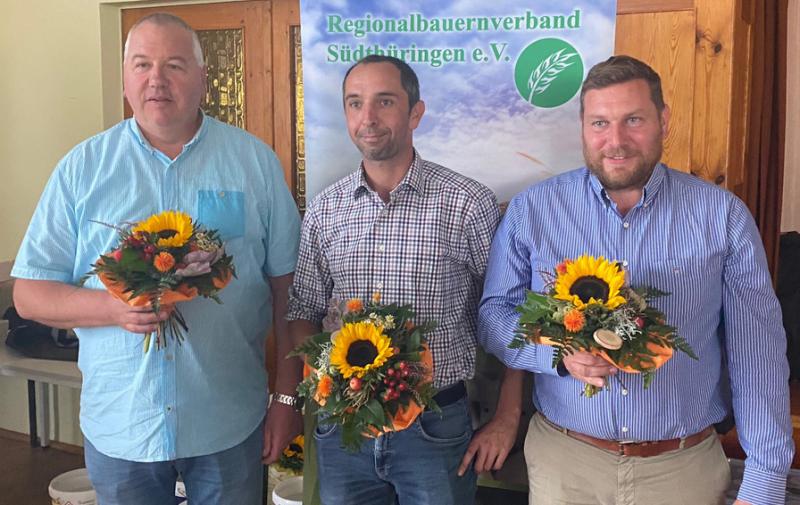 Die drei neuen Vorsitzenden (v.l.) Silvio Reimann, Kai Zerrenner und Johannes Schmidt