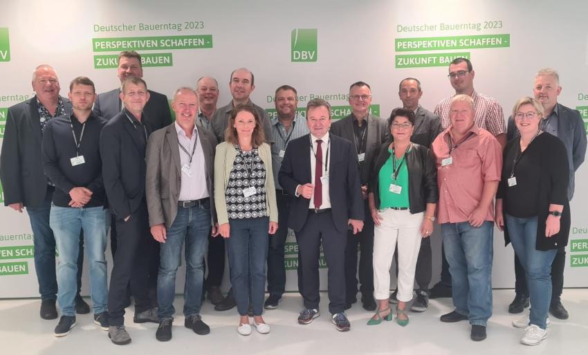 Thüringer Delegation beim Deutschen Bauerntag in Münster