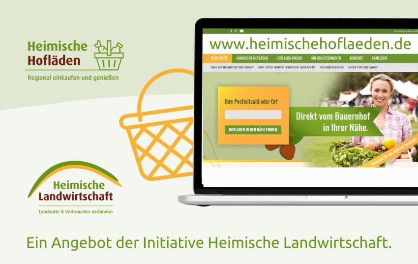 Online-Hofladenfinder www.heimischehoflaeden.de: Jetzt Eintrag veröffentlichen