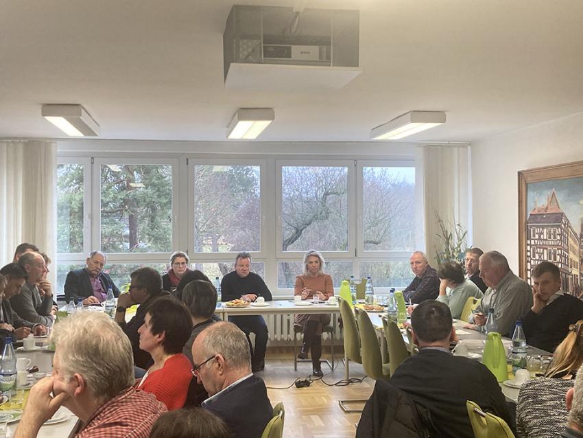 Landwirtschaftsministerin Karawanskij im TBV-Präsidium